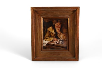 19TH CENTURY SCHOLAR PAINTING