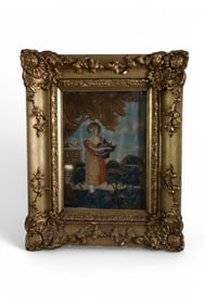 GEORGIAN ERA SILK EMBOIRDERY