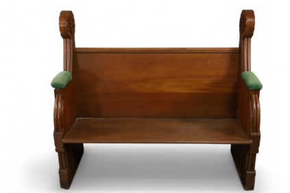 SMALL EASTLAKE VICTORIAN CHURCH PEW
