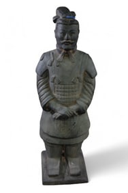TERRA COTTA YARD STATUE