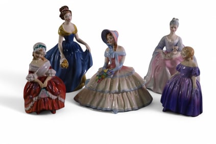 5 ROYAL DOULTON FIGURES
