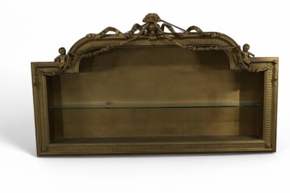 PAINTED FRENCH STYLE WALL SHELF