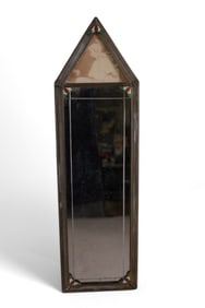 SMALL ENAMEL WALL MIRROR