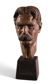 SIGNED LEO CHERNE BUST