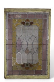 LARGE STAINED GLASS WINDOW