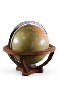 VINTAGE REPLOGLE LIBRARY GLOBE