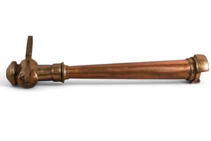 POLISHED BRASS FIRE NOZZLE
