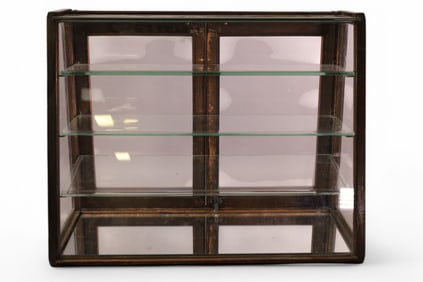 ANTIQUE TABLE TOP DISPLAY CABINET