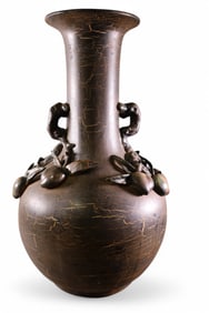 LARGE POTTERY FLOOR VASE