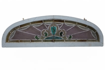 LARGE STAINED GLASS WINDOW