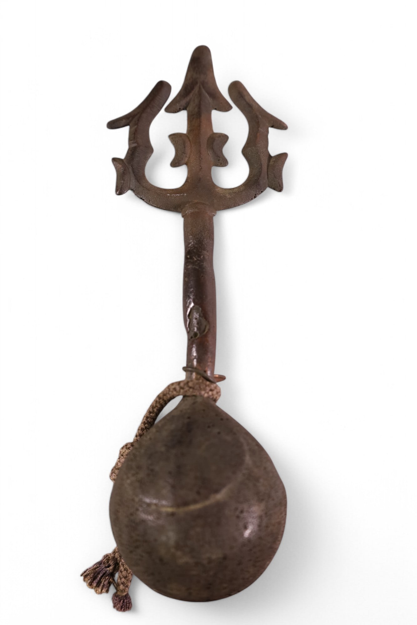 1700'S IRON PRIEST'S RATTLE OR PRAYER BELL (1 of 3)