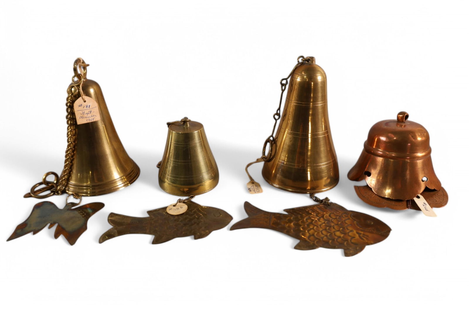 4 BRASS BELLS (1 of 4)