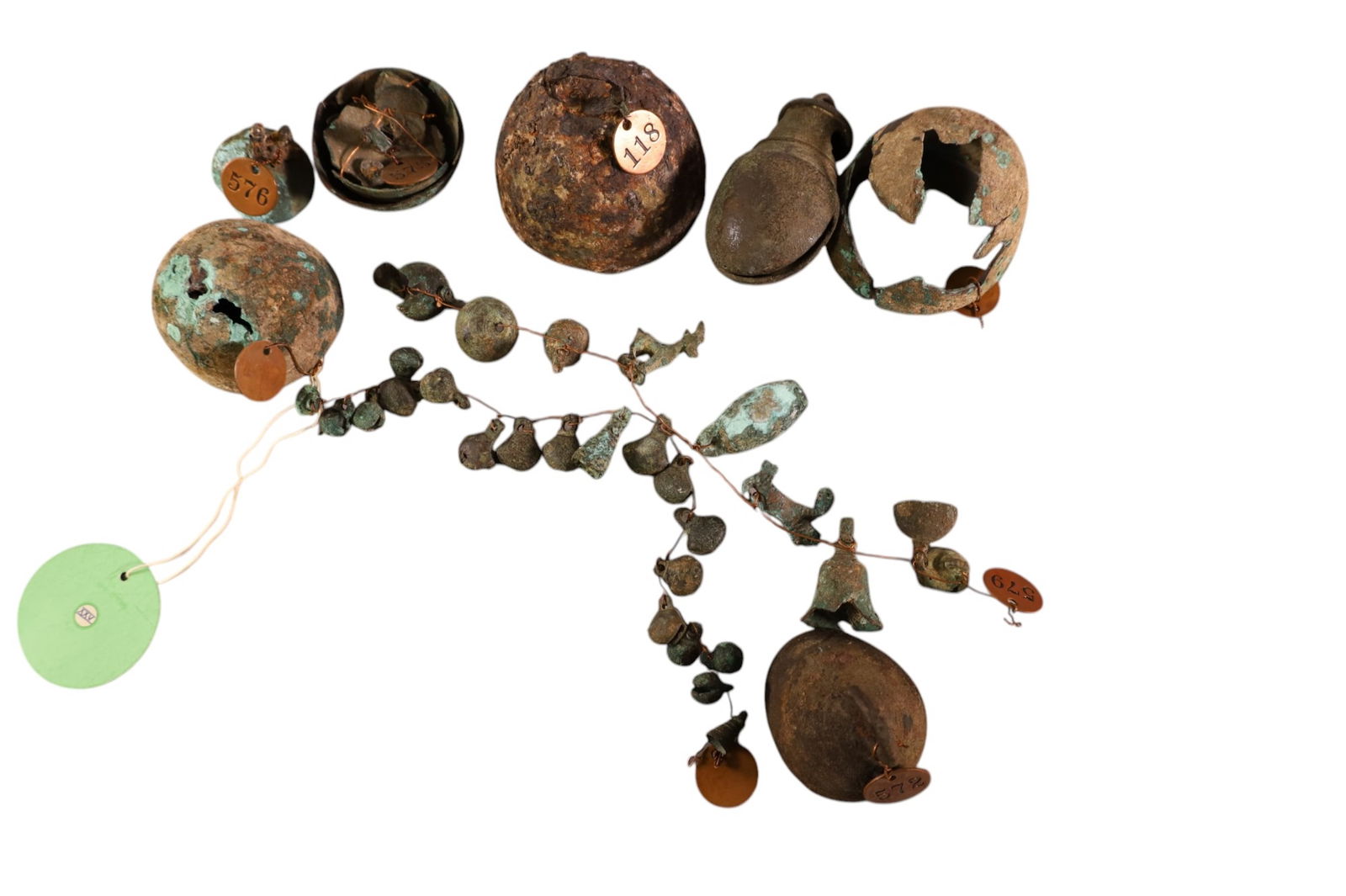 COLLECTION OF ANCIENT BELL PARTS (1 of 5)