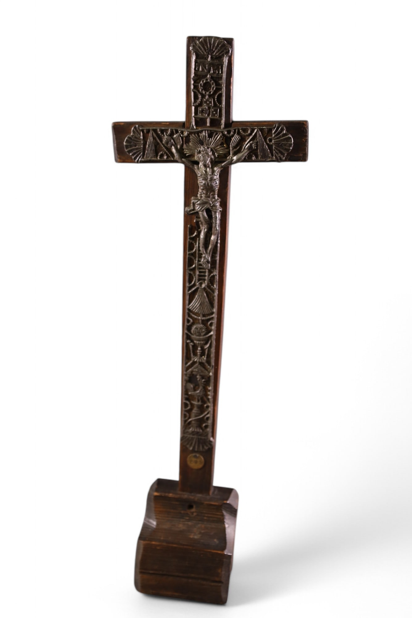 WOODEN ALTAR CRUCIFIX (1 of 3)