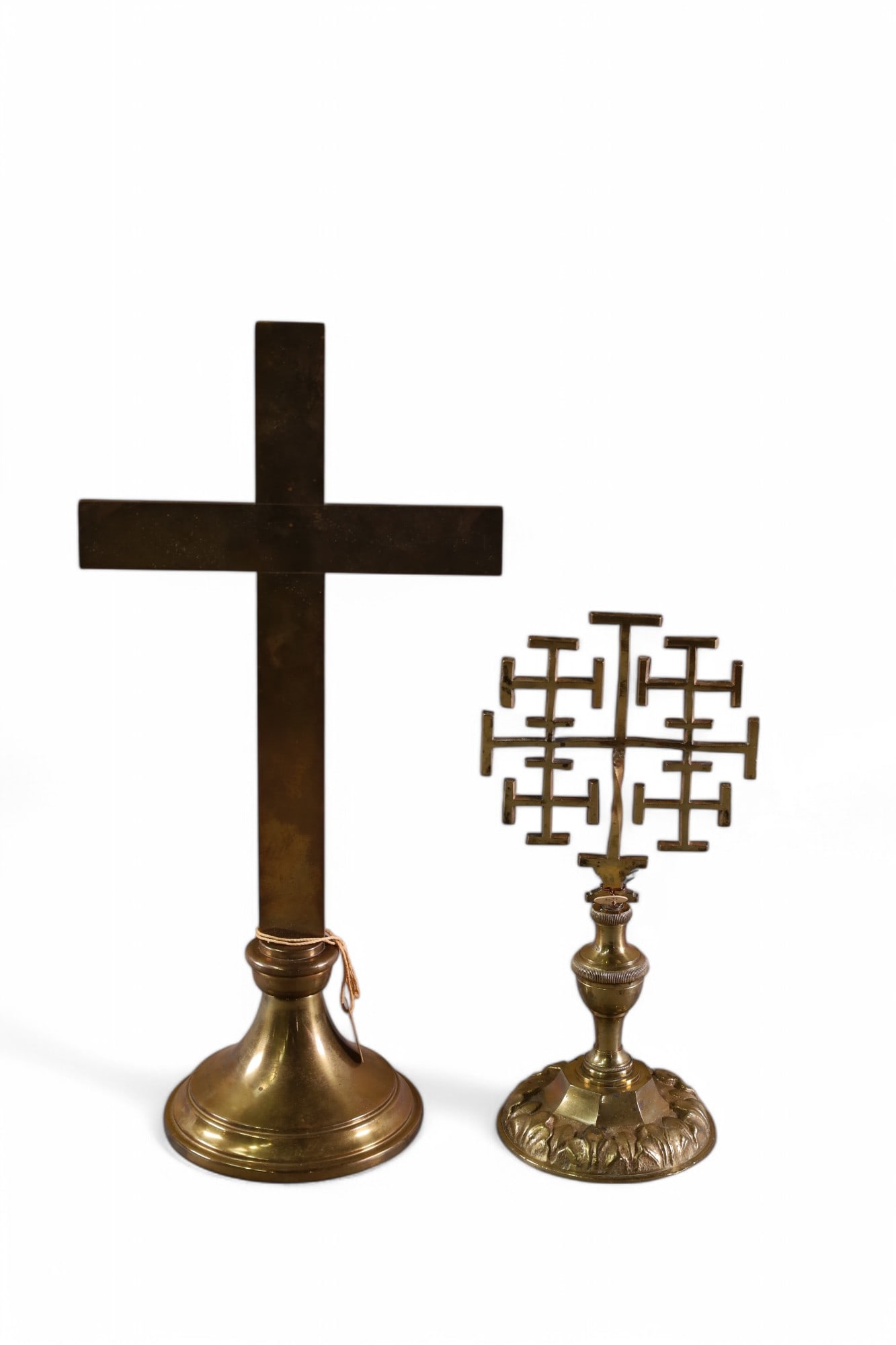 2 BRASS CROSSES (1 of 4)