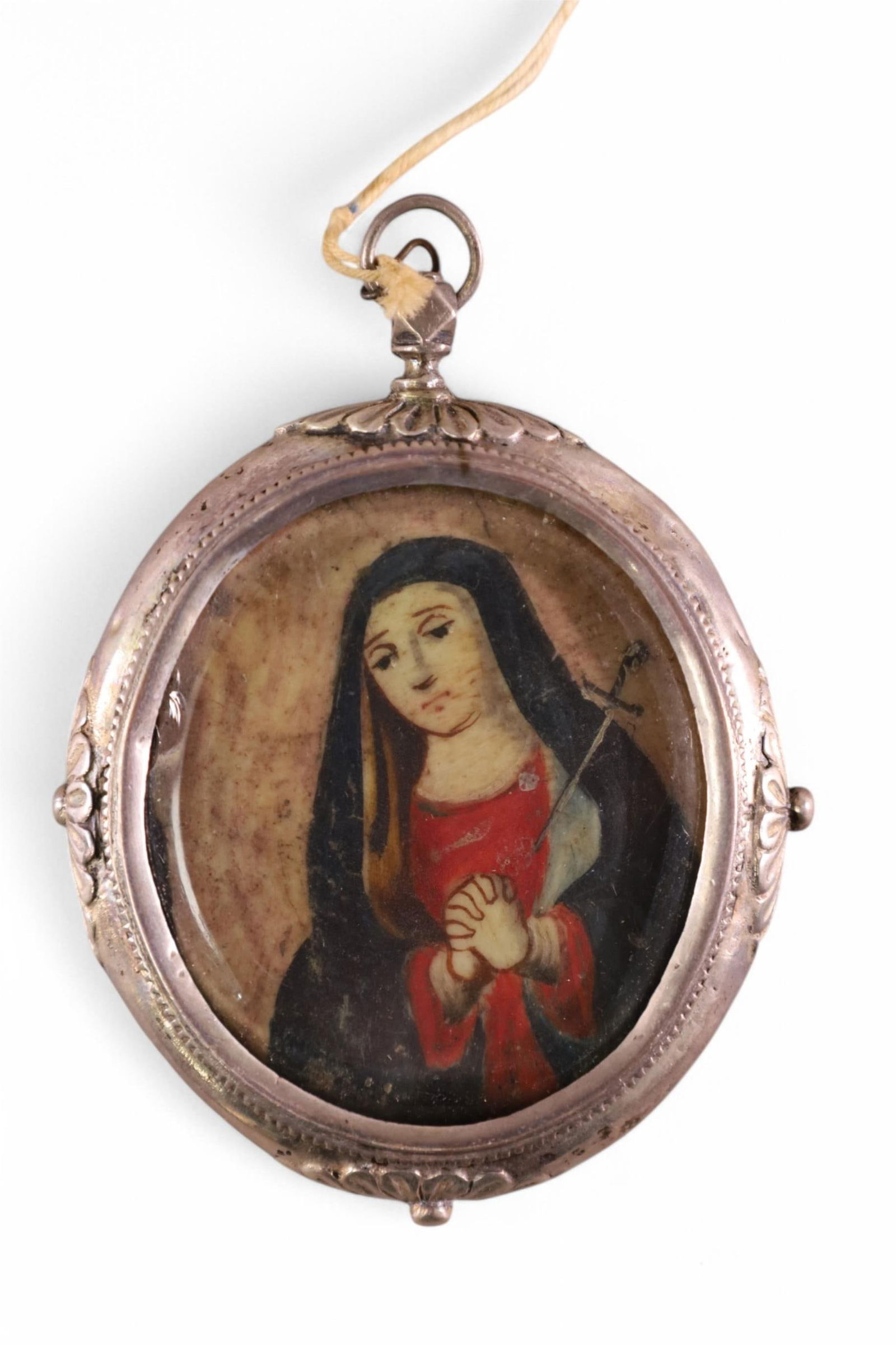 SPANISH COLONIAL RELIGIOUS ICON (1 of 2)