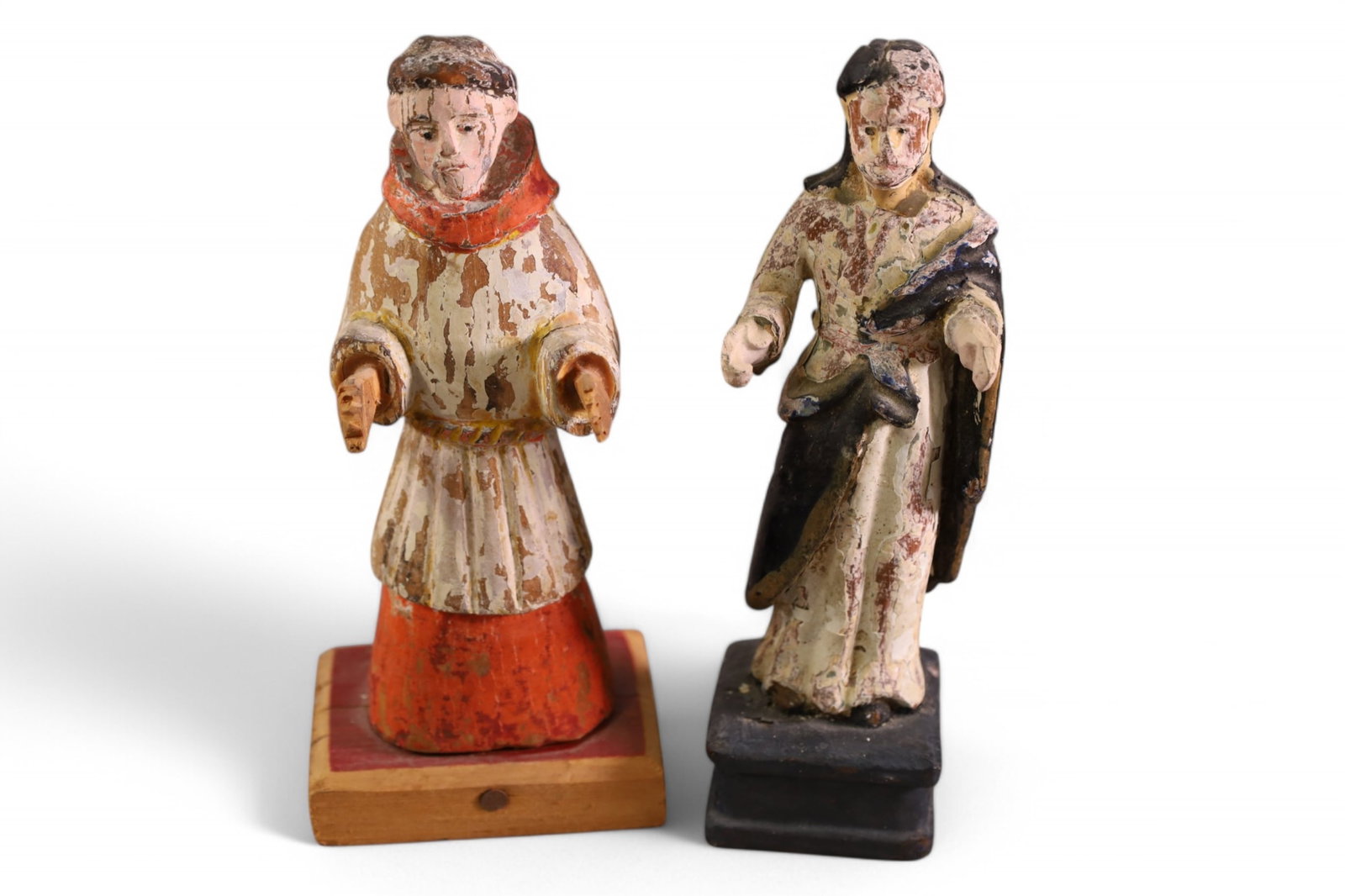 2 19TH CENTURY CARVED SANTO FIGURES (1 of 2)