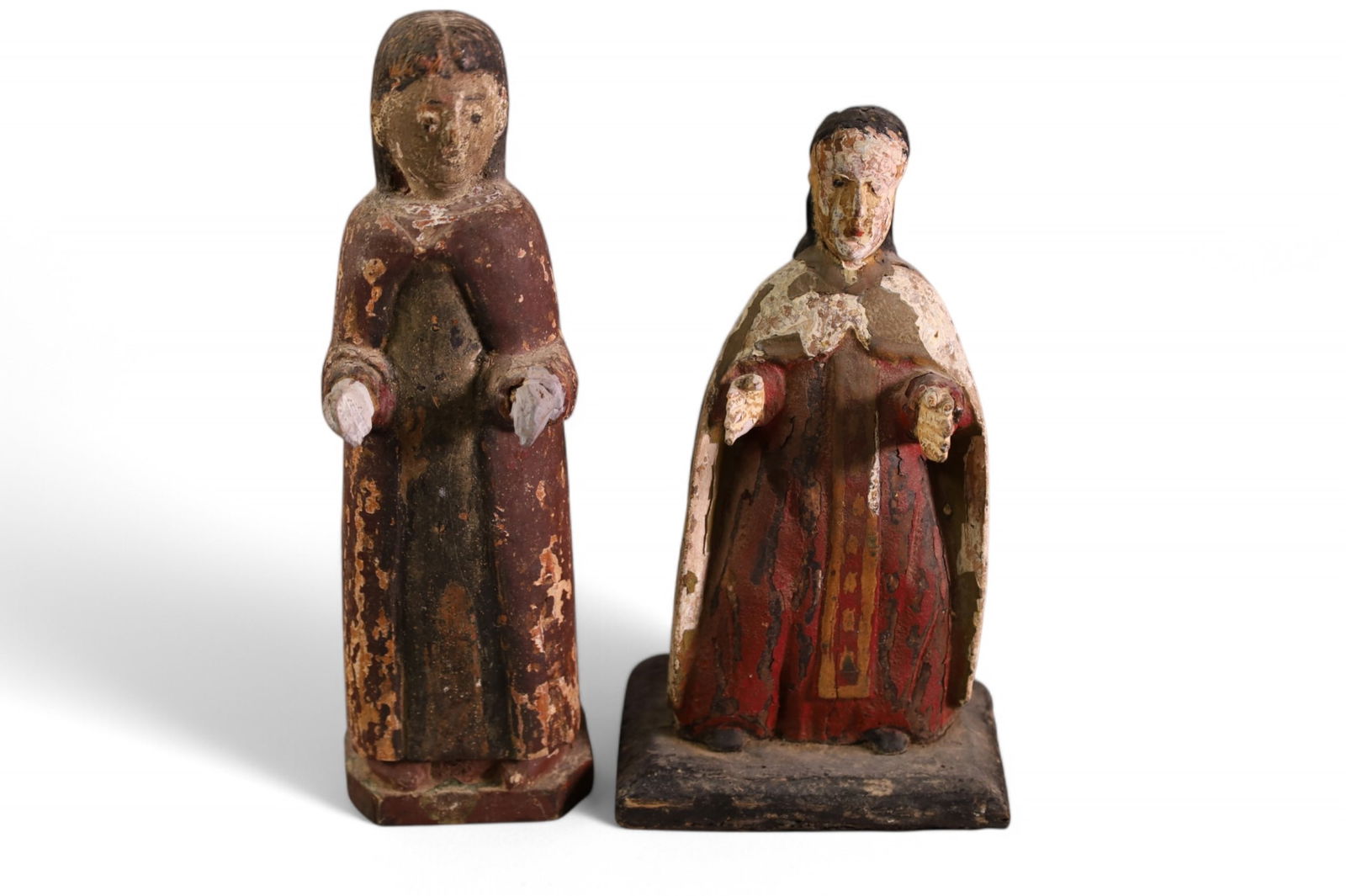2 19TH CENTURY CARVED SANTO FIGURES (1 of 2)