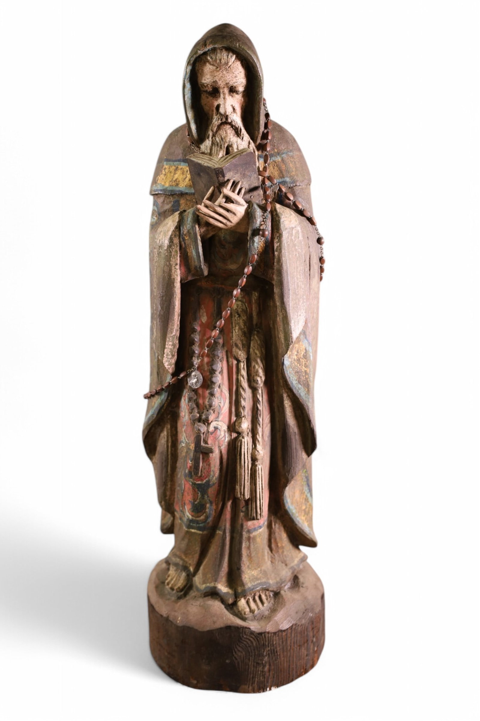 20TH CENTURY BEARDED SAINT FIGURE (1 of 2)