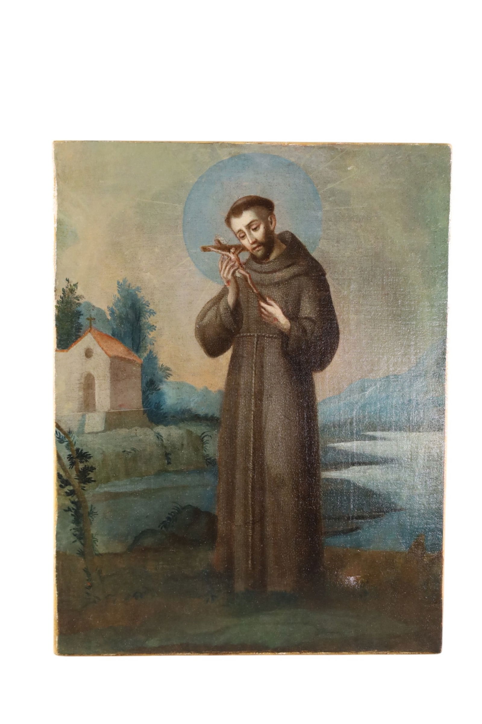 SAINT FRANCIS OIL PAINTING (1 of 3)