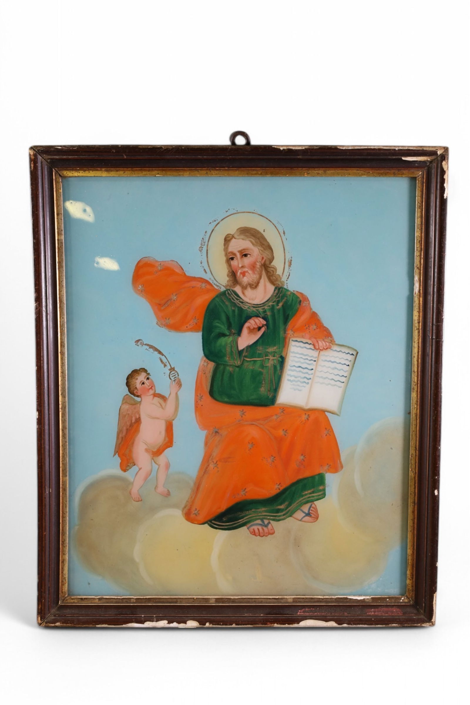 REVERSE PAINTING ON GLASS (1 of 2)