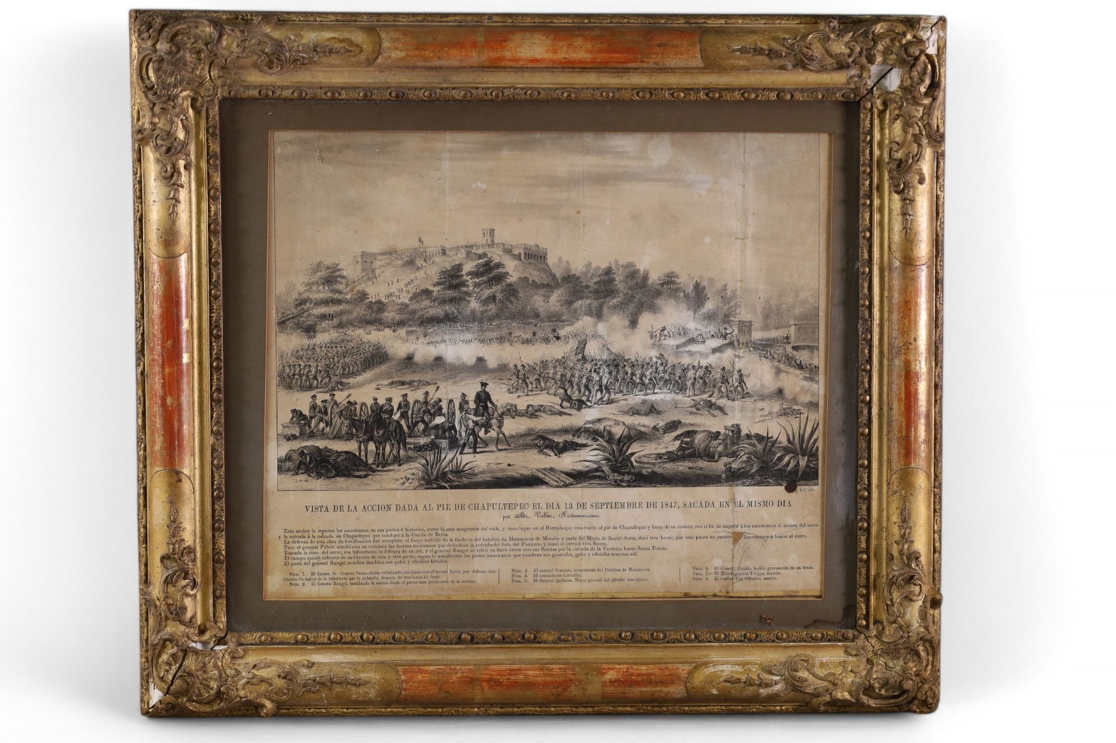 19TH CENTURY FRAMED PRINT (1 of 4)