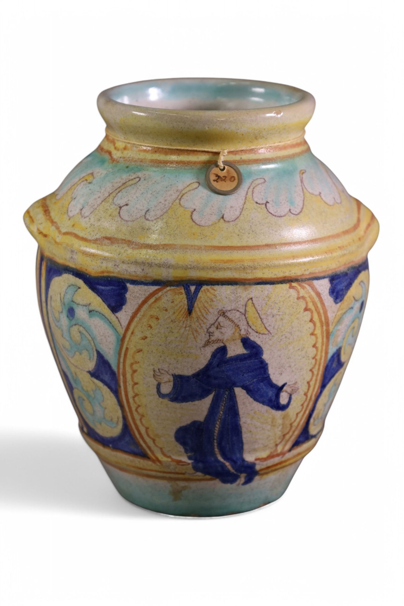 VENETIAN MAJOLICA VASE (1 of 4)