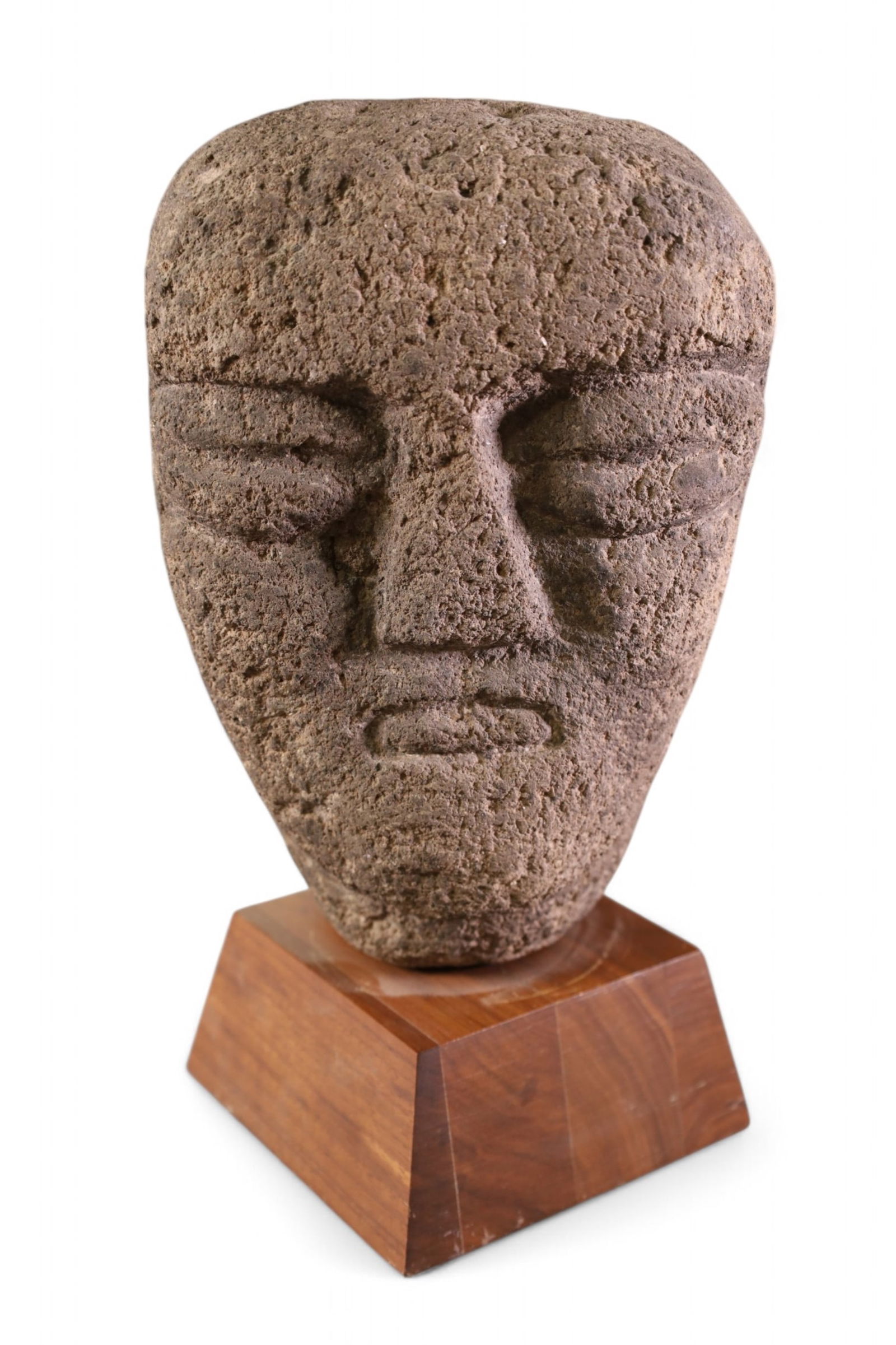 PRE COLUMBIAN VOLCANIC ROCK SCULPTURE (1 of 2)