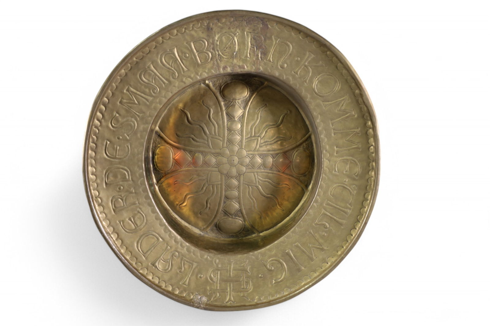 LARGE BRASS BOWL (1 of 8)