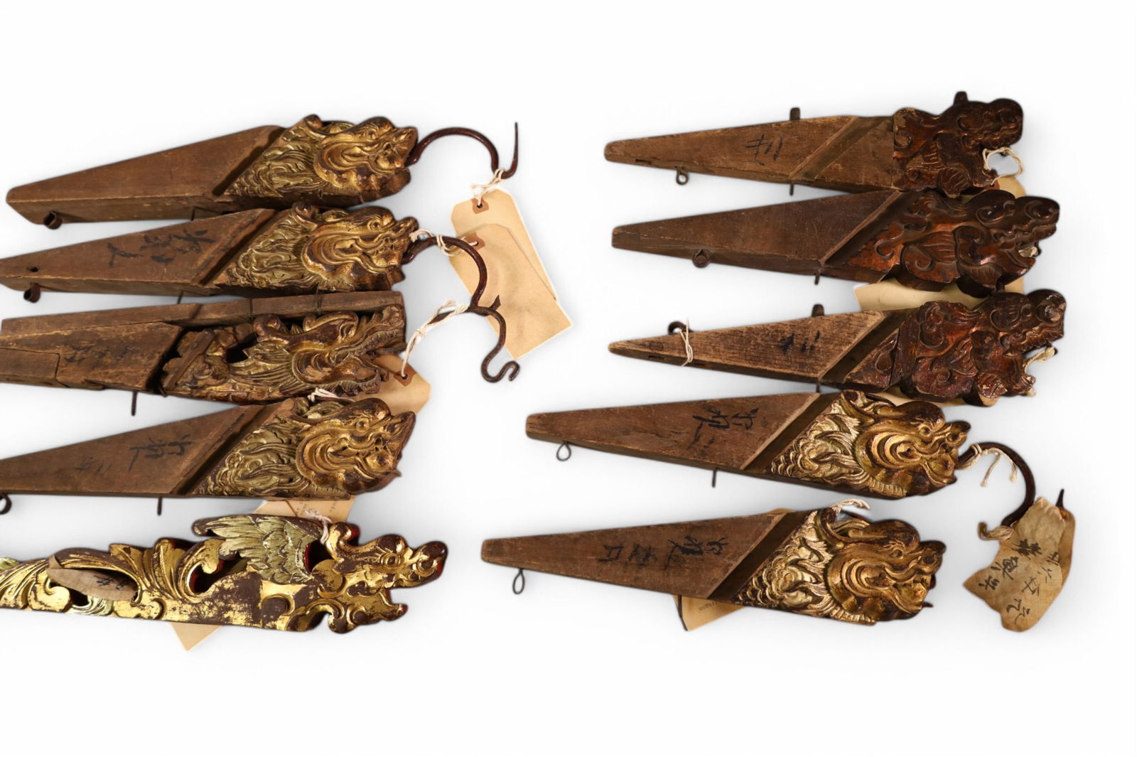 10 CHINESE ARCHITECTUAL PIECES (1 of 3)