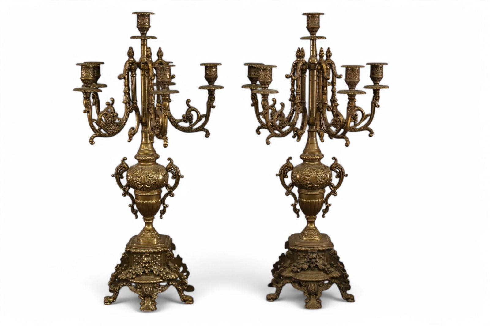 PAIR OF CANDELABRAS (1 of 2)