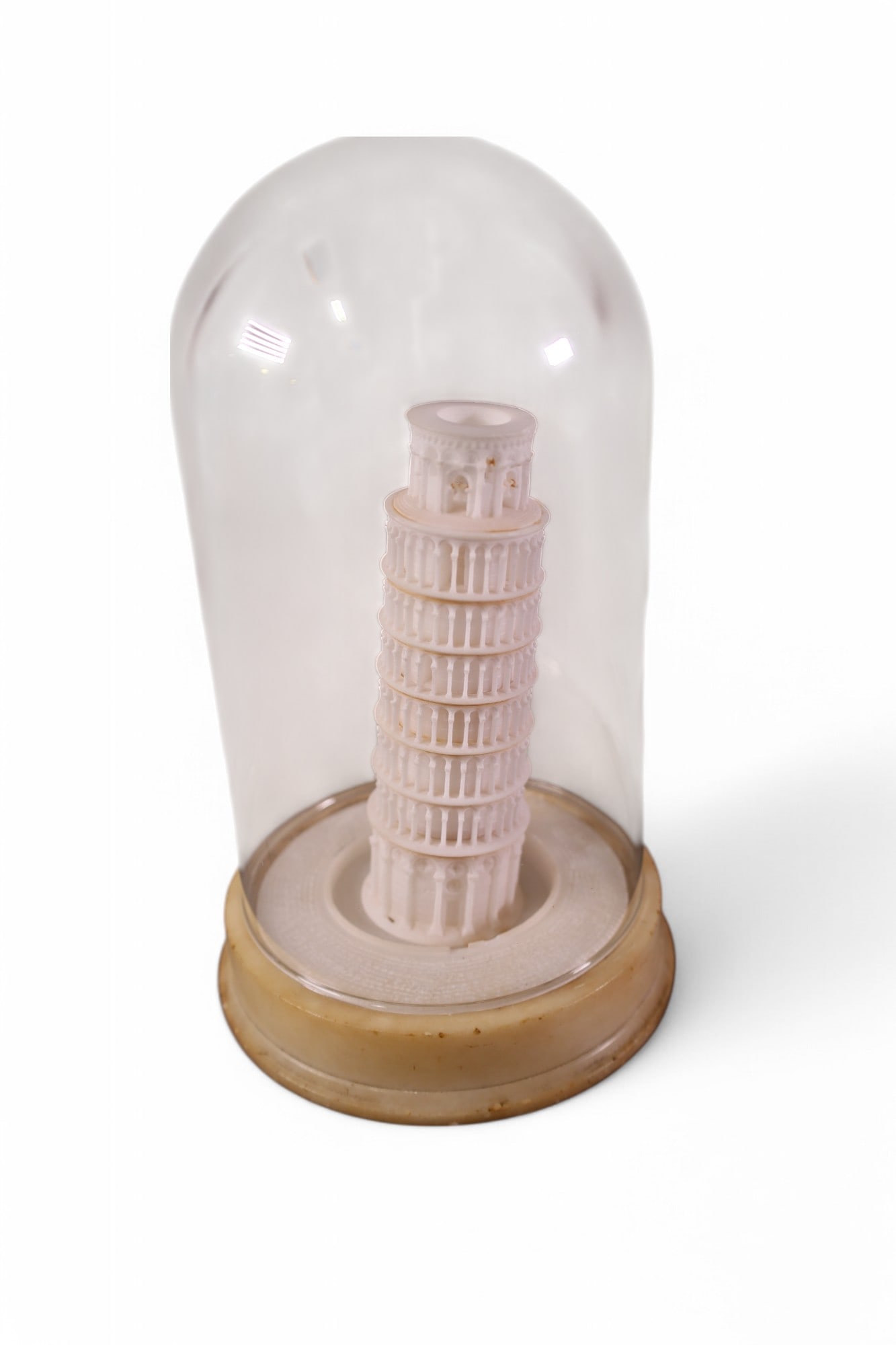 ALABASTER CARVING OF TOWER OF PISA (1 of 3)