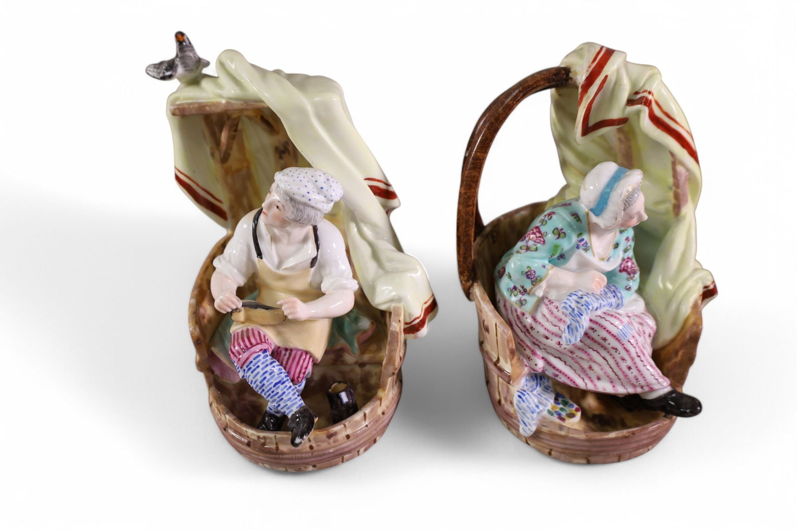 PAIR OF GERMAN BISQUE FIGURES (1 of 4)