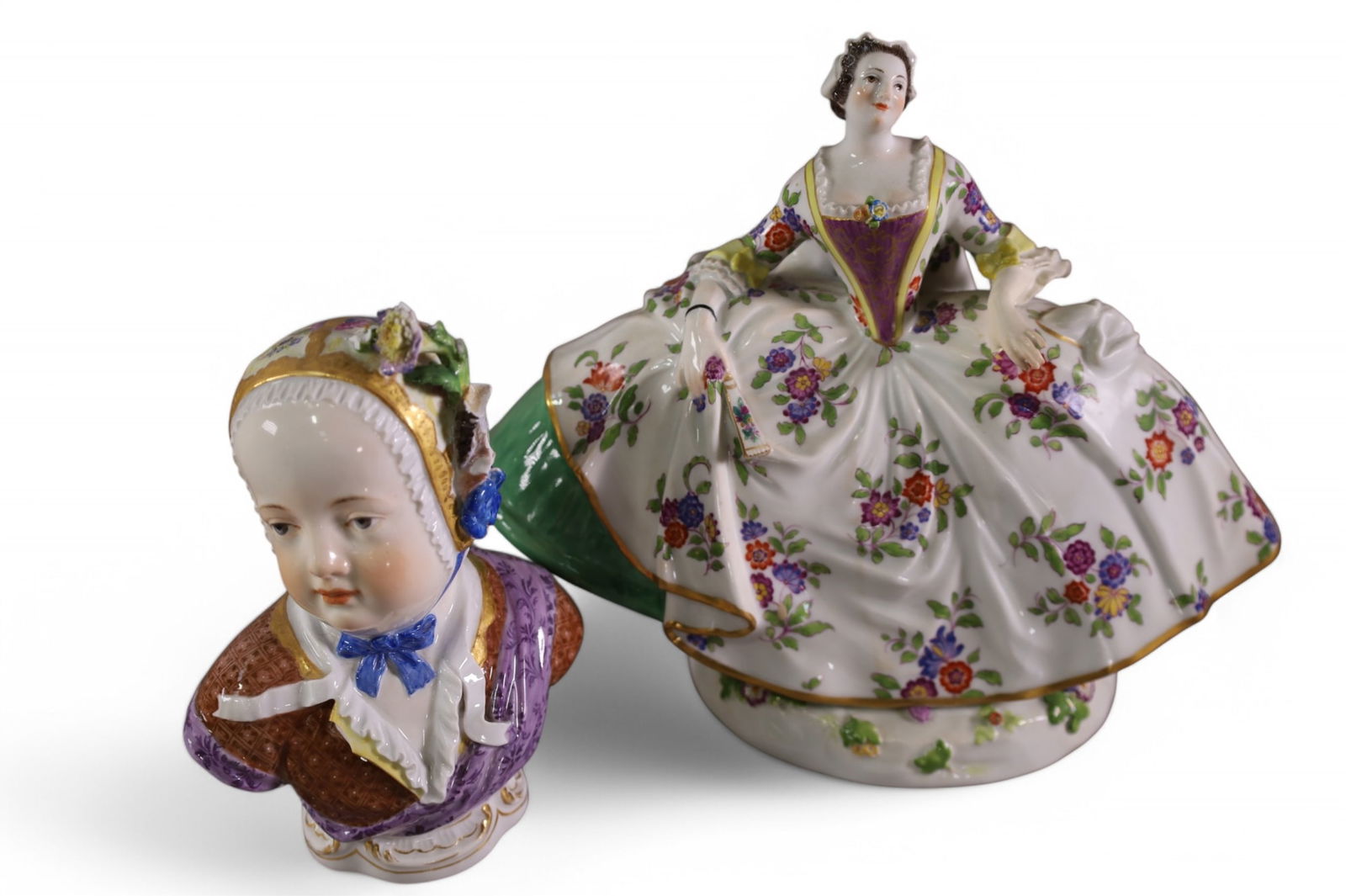2 MEISSEN FIGURES (1 of 5)