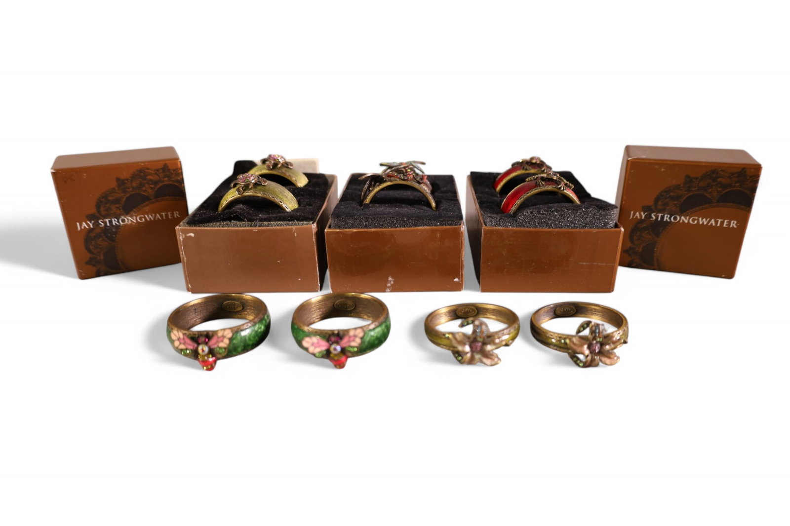 10 JAY STRONGWATER NAPKIN RINGS (1 of 5)