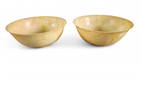 2 JADE BOWLS