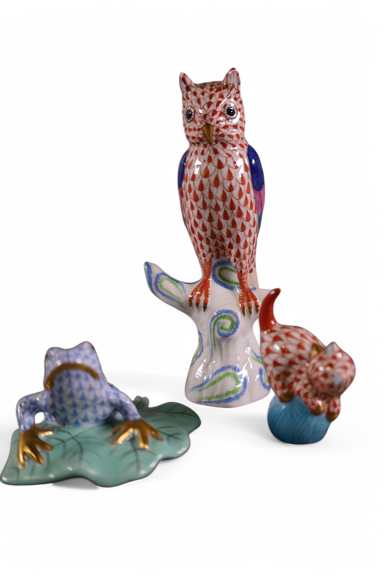 3 PIECES OF HEREND (1 of 4)