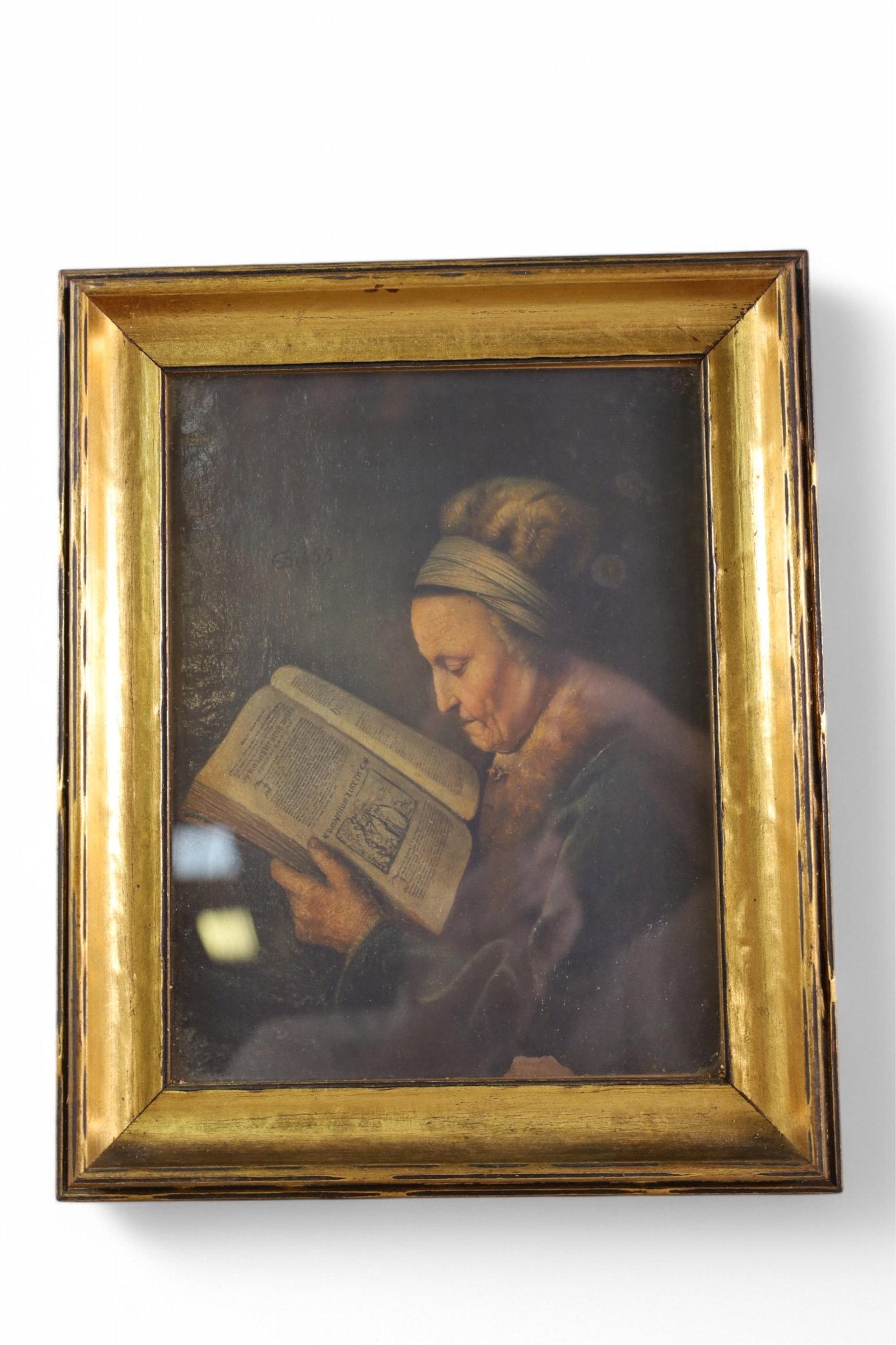 FRAMED VICTORIAN PRINT (1 of 2)