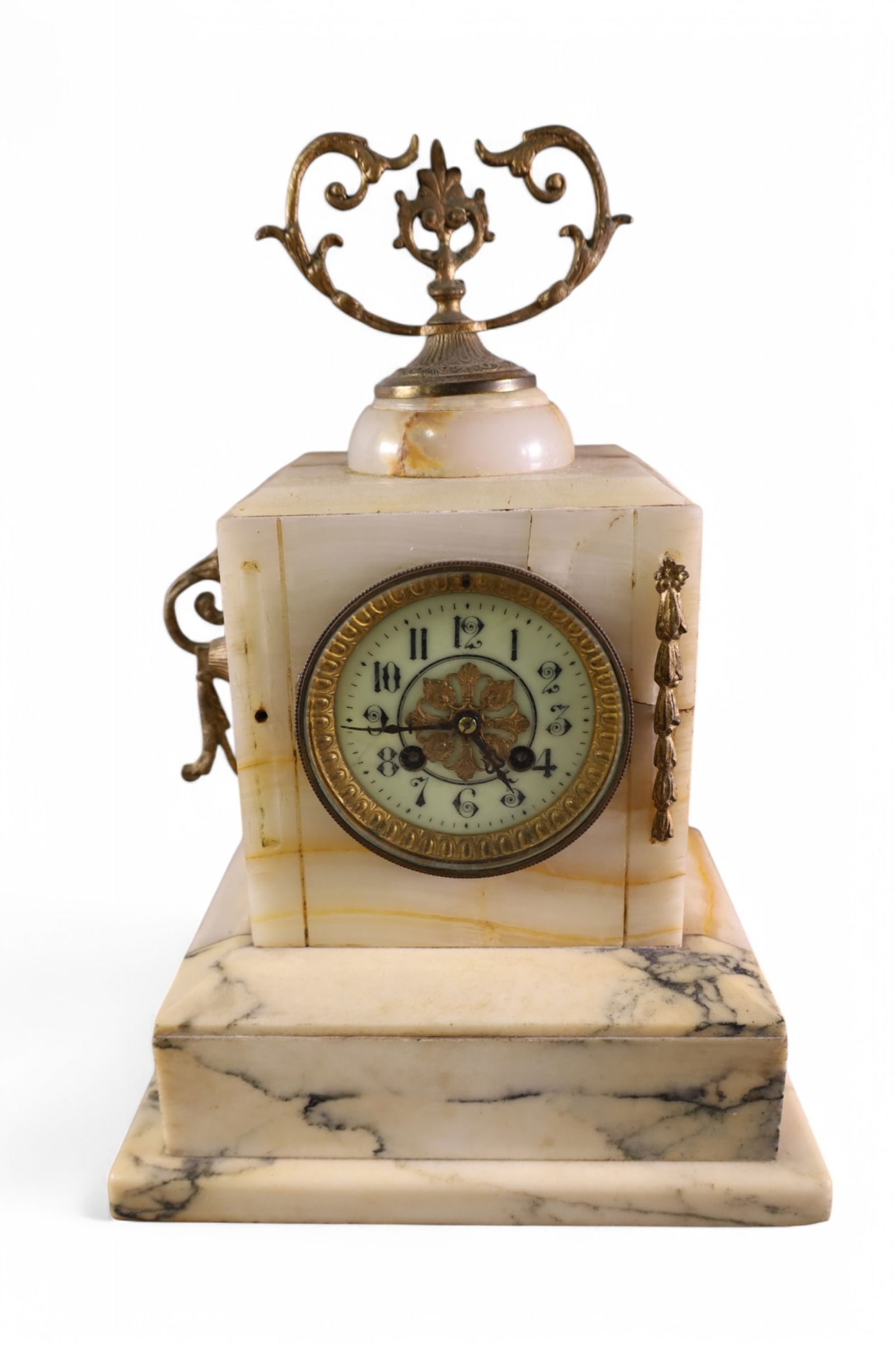 MARBLE MANTLE CLOCK (1 of 4)
