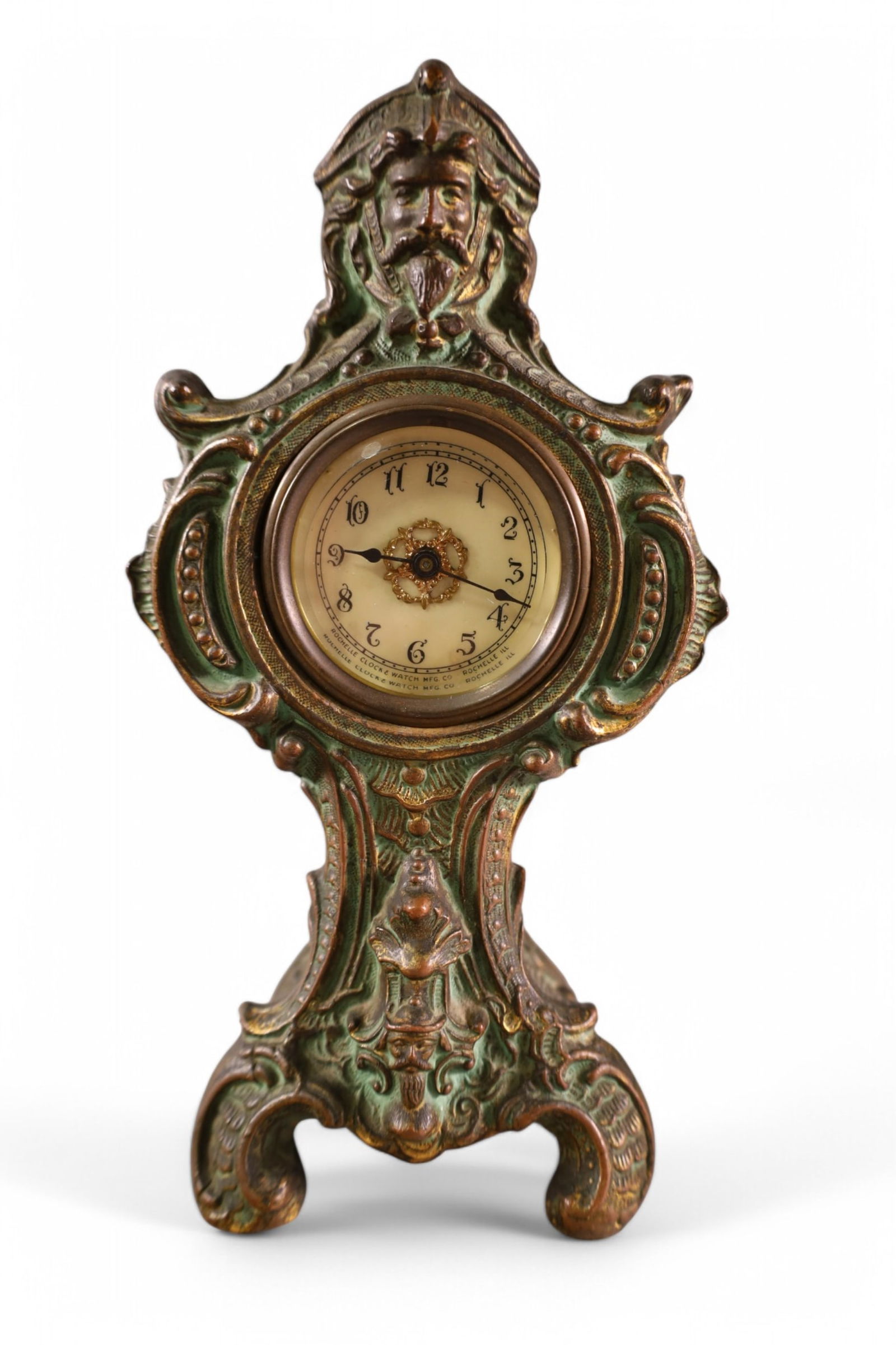 ART NOUVEAU SHELF CLOCK (1 of 3)