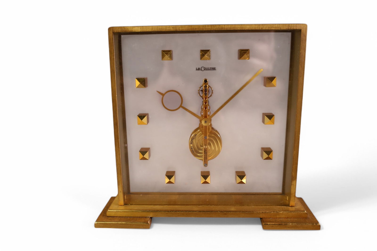 LE COULTRE DESK CLOCK (1 of 3)