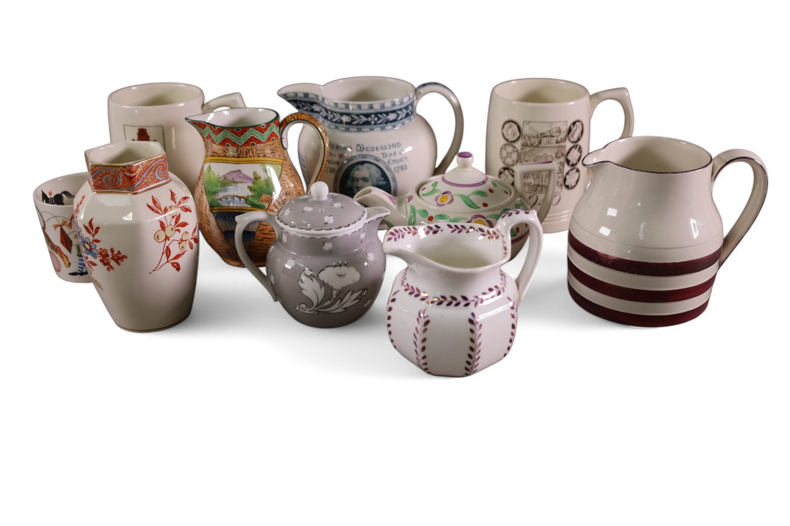 10 WEDGWOOD PITCHERS & CUPS (1 of 4)