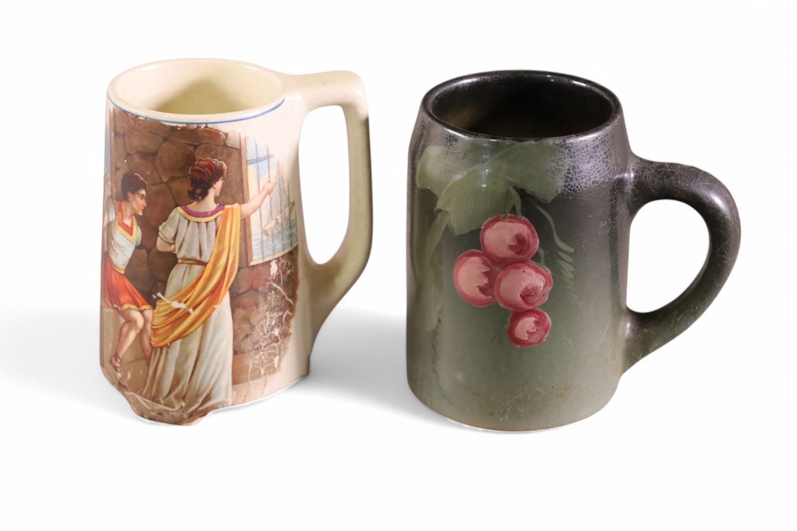 2 POTTERY MUGS (1 of 2)