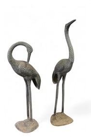 PAIR OF ALUMINIUM YARD CRANES