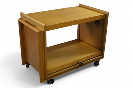 BROWN SALTMAN BAR CART