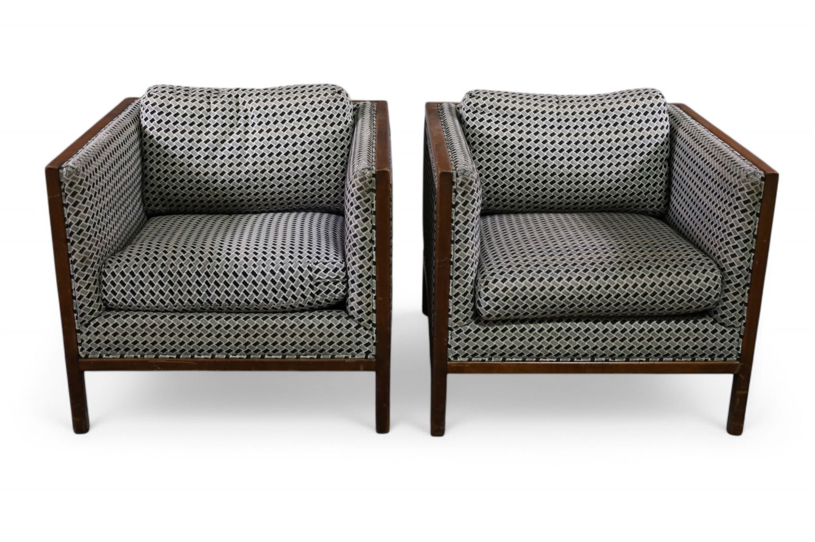 PAIR OF MID CENTURY MODERN LOUNGE CHAIRS (1 of 4)