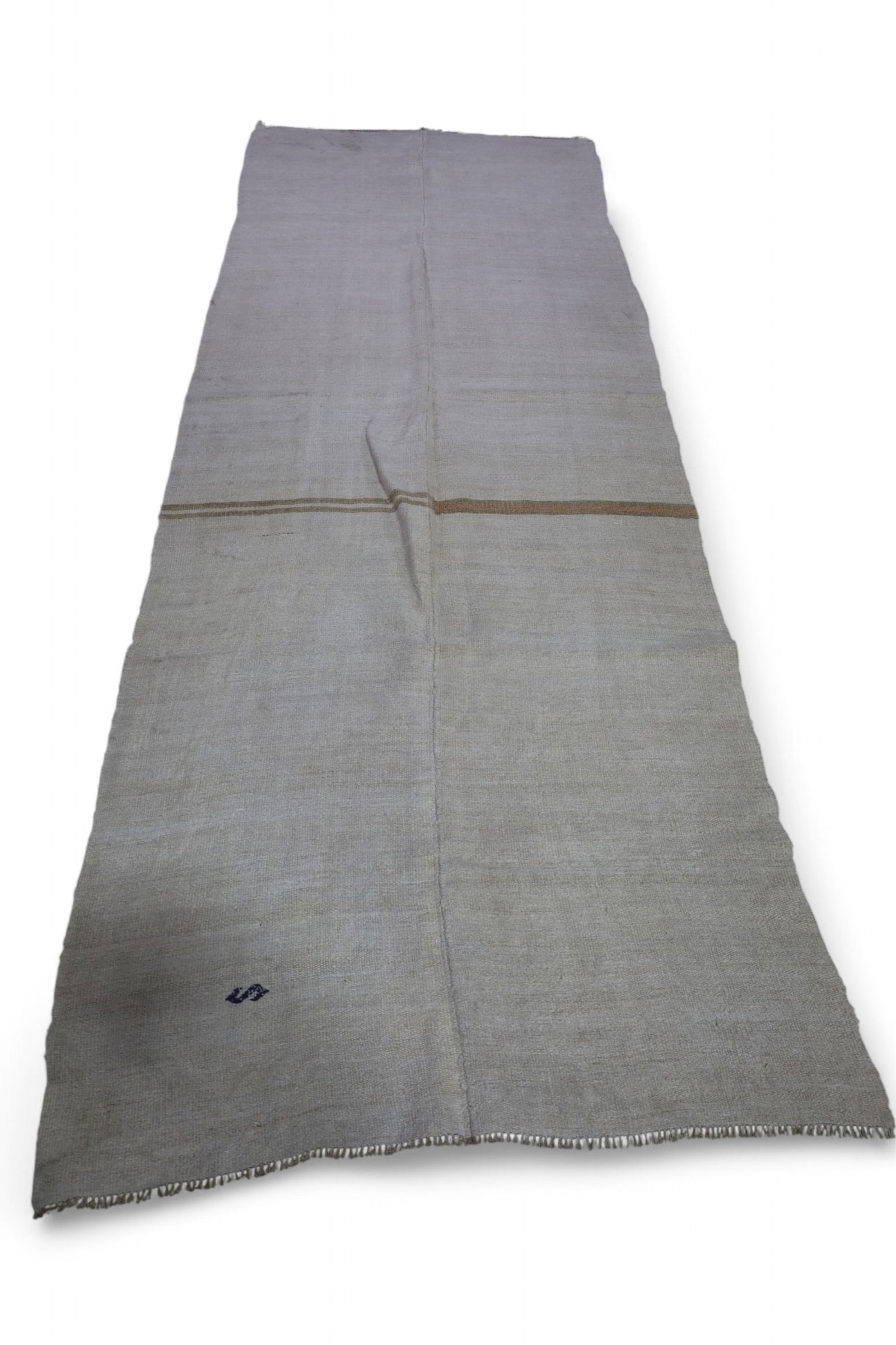 APPROX 10' 11" X 4' 2" HANDMADE WOOL RUG (1 of 2)