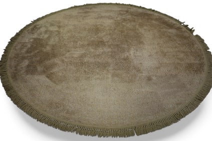 9' 4" ROUND MID CENTURY MODERN RUG