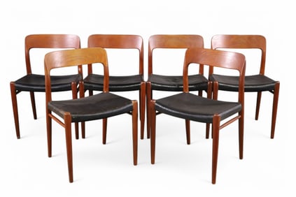 SET OF 6 NIELS MOLLER DINING CHAIRS