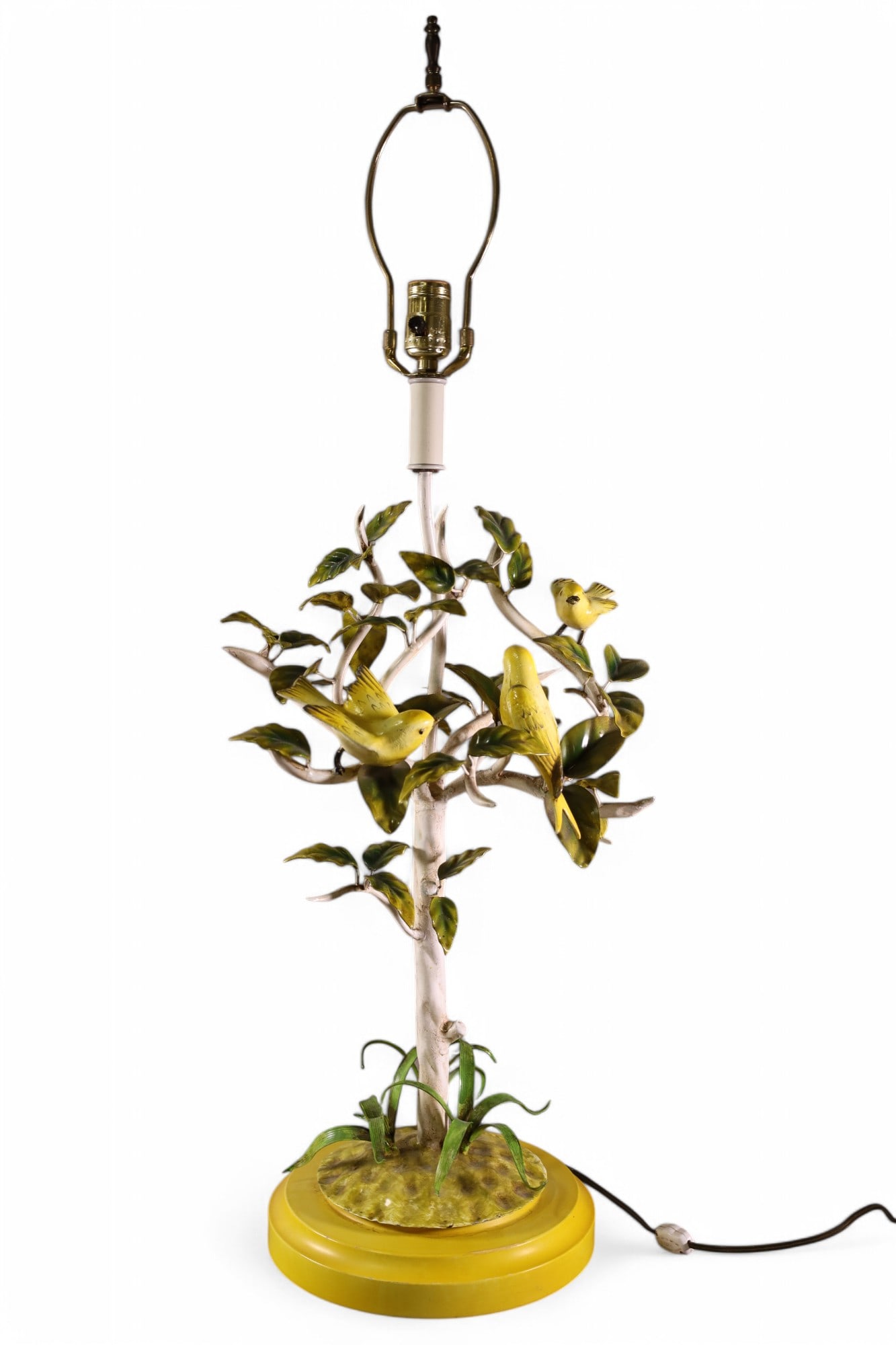 PAINTED METAL BIRD LAMP (1 of 1)